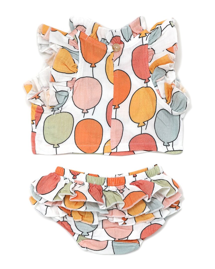 Детская футболка Balloon Print Gauze Lola Top Ruffle Tushie Oh baby!, коричневый
Детская футболка Balloon Print Gauze Lola Top Ruffle Tushie Oh baby!, коричневый