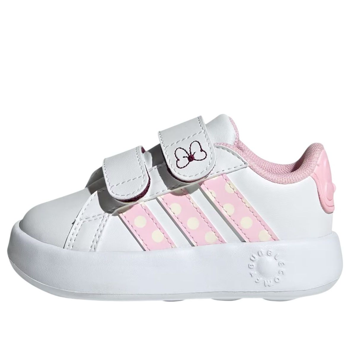 Кроссовки (TD) adidas x Disney Minnie Mouse Grand Court 'Cloud White Clear Pink'
Кроссовки (TD) adidas x Disney Minnie Mouse Grand Court 'Cloud White Clear Pink'