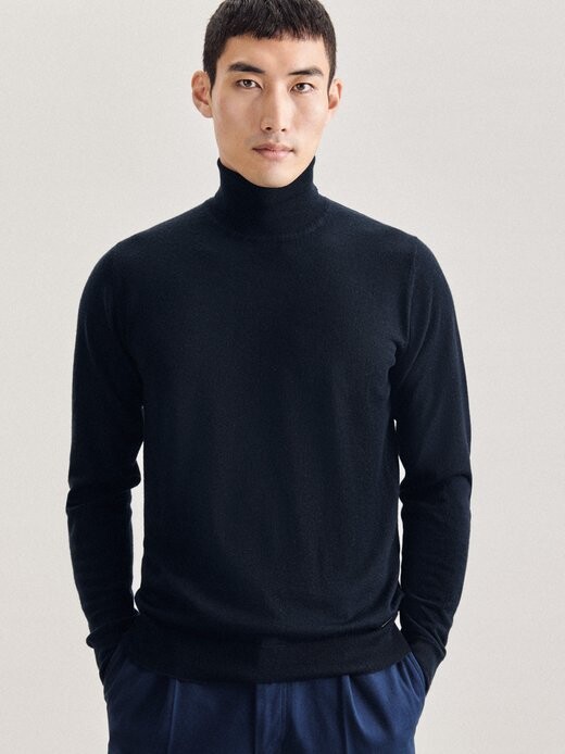 Однотонный свитер Seidensticker, синий
Однотонный свитер Seidensticker, синий