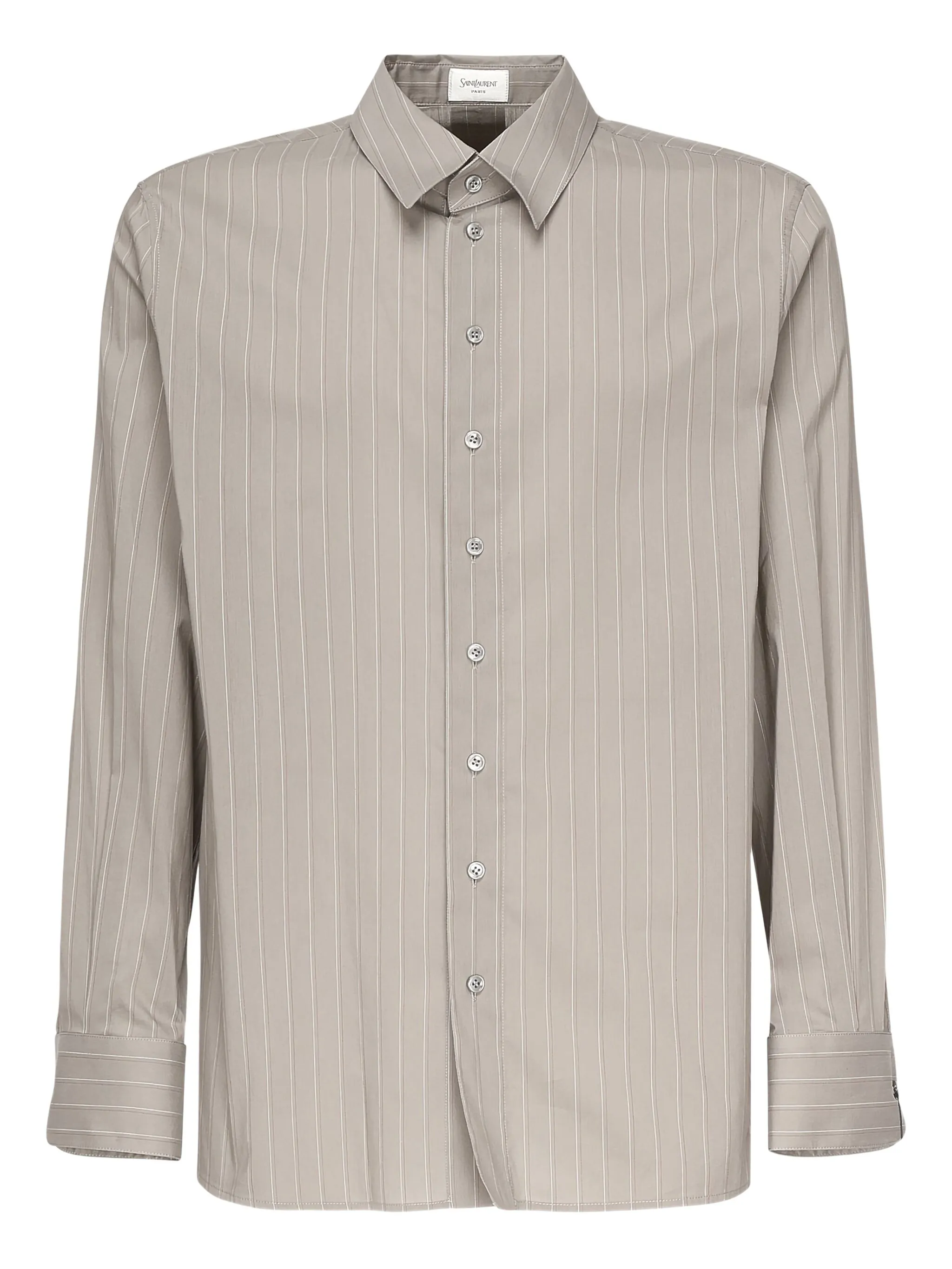 Рубашка в тонкую полоску Saint Laurent, серый
Рубашка в тонкую полоску Saint Laurent, серый