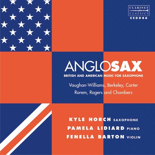 CD диск Vaughan Williams / Horch / Lidiard / Barton: Anglosax: British & American Music for Saxophone
CD диск Vaughan Williams / Horch / Lidiard / Barton: Anglosax: British & American Music for Saxophone