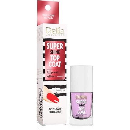 Delia Cosmetics Super Shine Top Coat, укрепляющий и защищающий ногтевую пластину, с маслом ягод асаи, быстросохнущий, 11 мл
Delia Cosmetics Super Shine Top Coat, укрепляющий и защищающий ногтевую пластину, с маслом ягод асаи, быстросохнущий, 11 мл