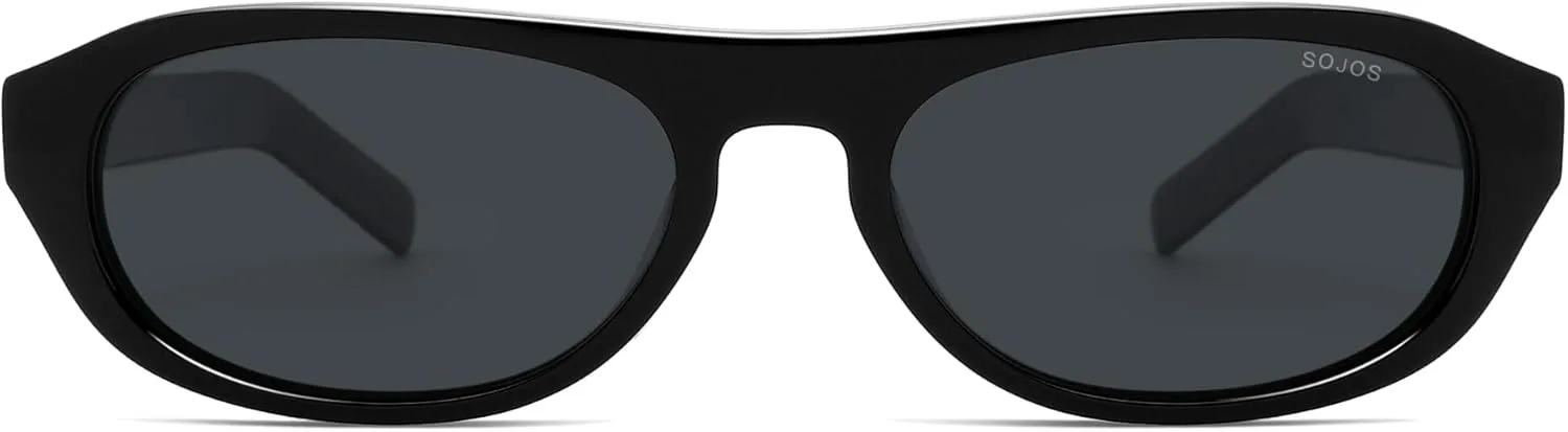 Солнцезащитные очки SOJOS Classic Acetate Oval для мужчин и женщин, поляризованные, с защитой UV400, унисекс, в стиле ретро, легкие, модель SJ3127, Black/Grey
Солнцезащитные очки SOJOS Classic Acetate Oval для мужчин и женщин, поляризованные, с защитой UV400, унисекс, в стиле ретро, легкие, модель SJ3127, Black/Grey