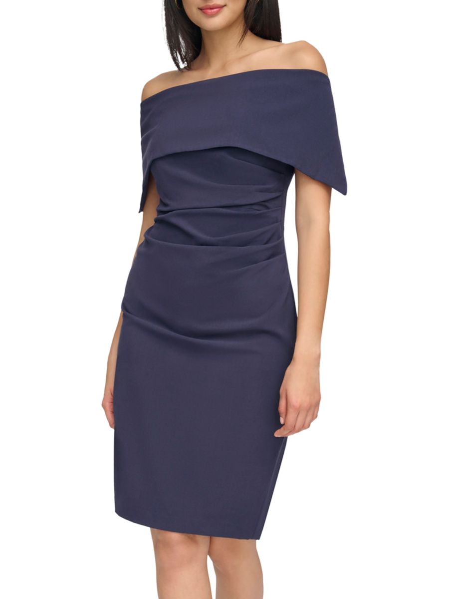 Коктейльное платье миди с открытыми плечами Vince Camuto, темно-синий
Коктейльное платье миди с открытыми плечами Vince Camuto, темно-синий