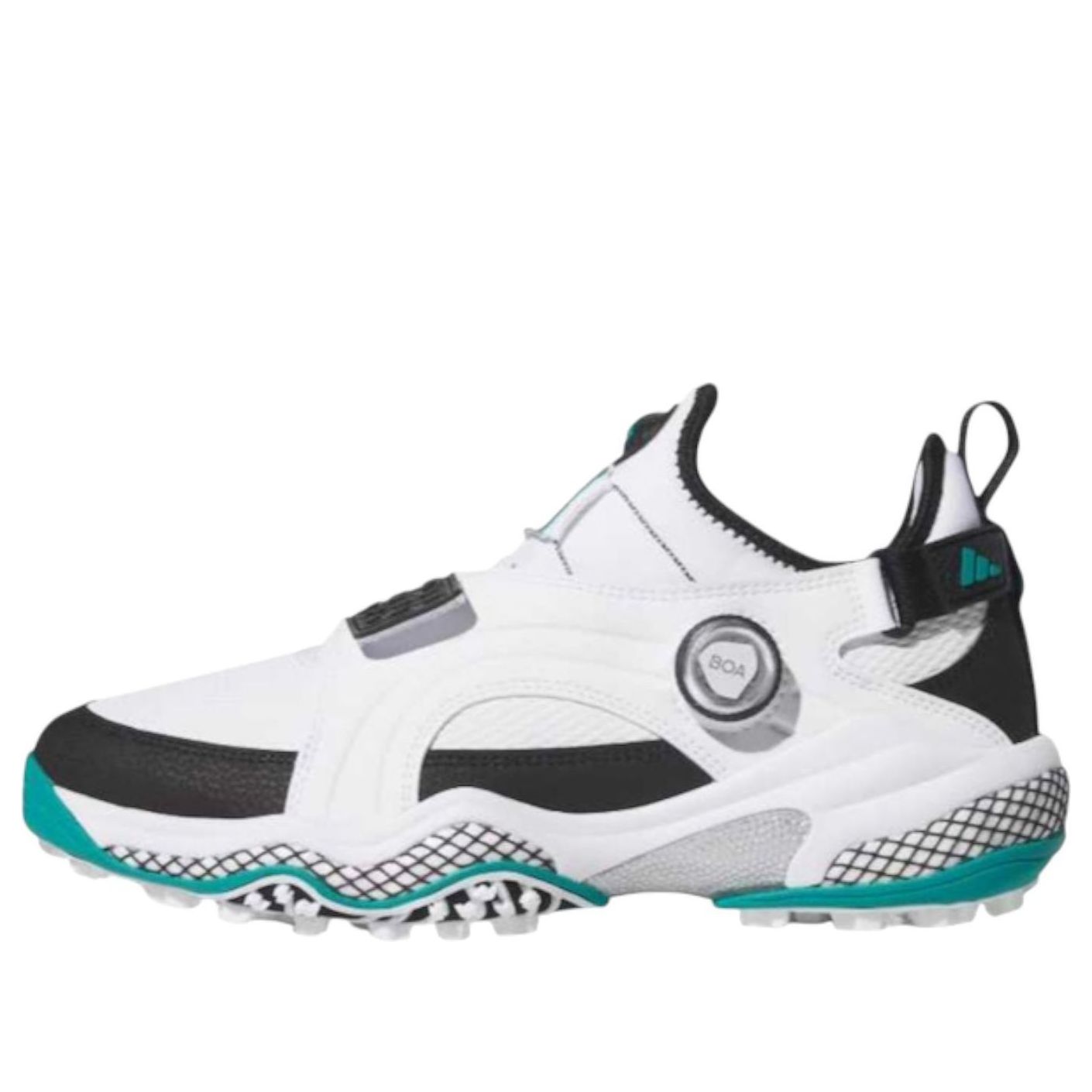Adidas Codechaos 25 Midcut BOA Spikeless 'Cloud White Core Black Pure Teal'
Adidas Codechaos 25 Midcut BOA Spikeless 'Cloud White Core Black Pure Teal'