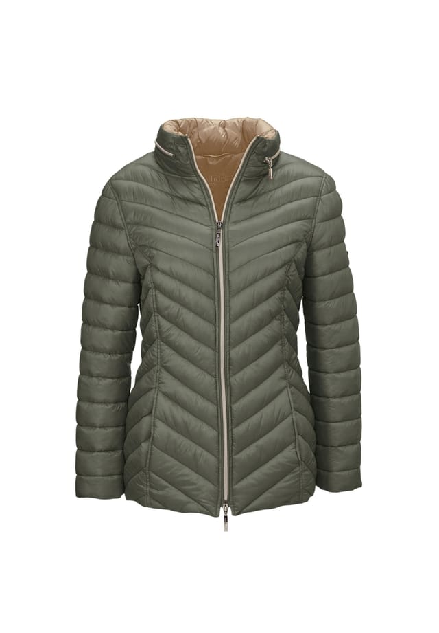 Короткий размер: легкая стеганая куртка из немнущейся ткани. Goldner, зеленый
Короткий размер: легкая стеганая куртка из немнущейся ткани. Goldner, зеленый