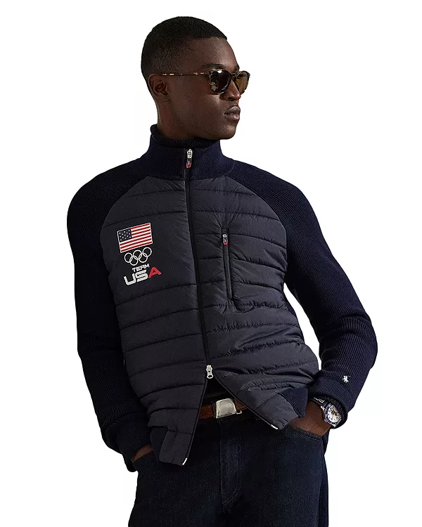 Свитер Team USA Hybrid на молнии Polo Ralph Lauren, синий
Свитер Team USA Hybrid на молнии Polo Ralph Lauren, синий