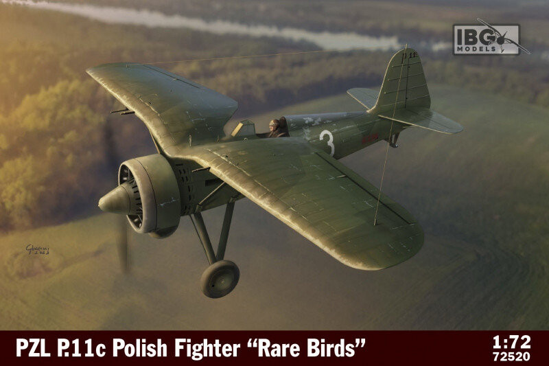 Ibg, Пластиковая модель польского истребителя Pzl P.11c в Rare Birds 1/72 IBG Models
Ibg, Пластиковая модель польского истребителя Pzl P.11c в Rare Birds 1/72 IBG Models