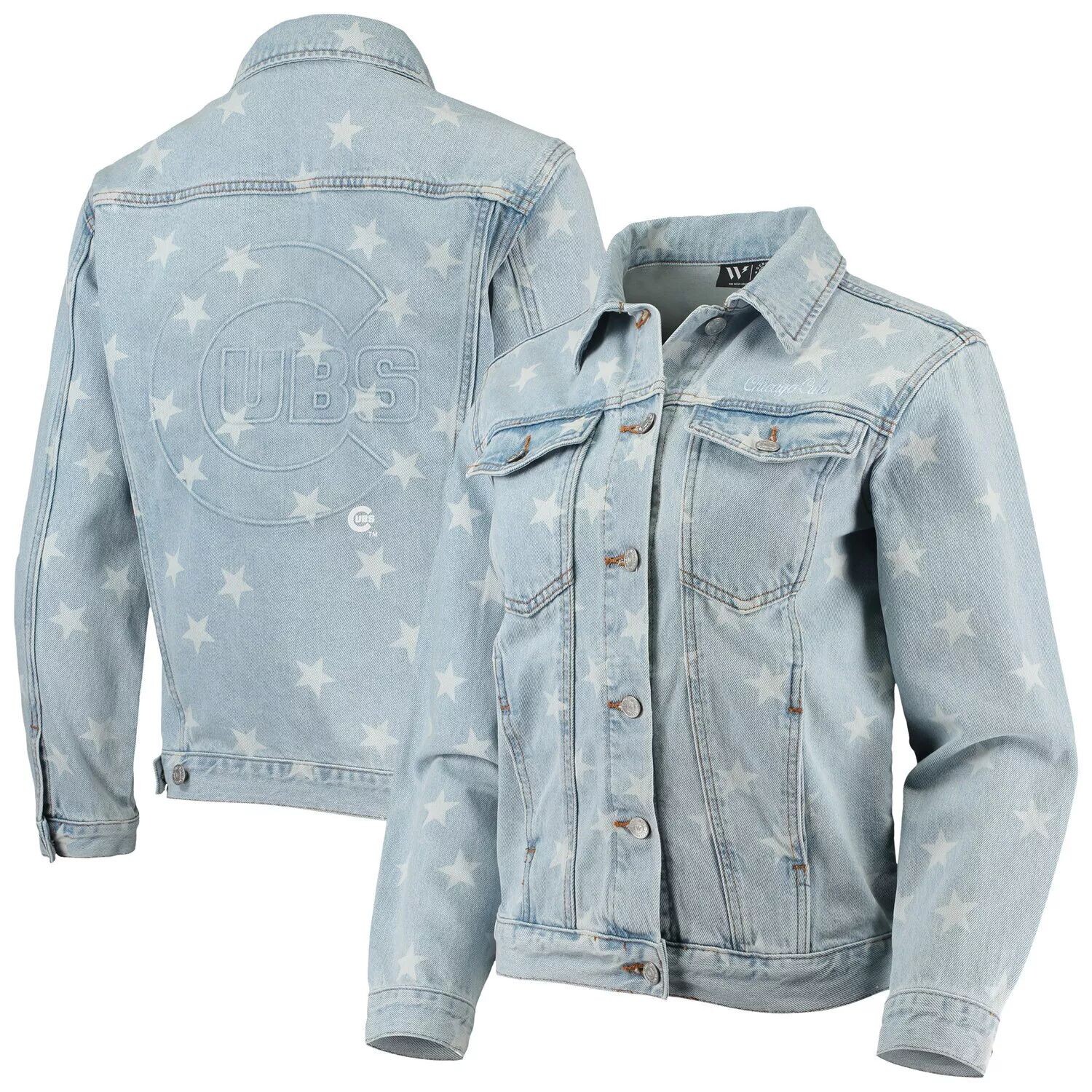 Женская джинсовая куртка на пуговицах с принтом The Wild Collective Chicago Cubs, Серый, Женская джинсовая куртка на пуговицах с принтом The Wild Collective Chicago Cubs
Женская джинсовая куртка на пуговицах с принтом The Wild Collective Chicago Cubs, Серый, Женская джинсовая куртка на пуговицах с принтом The Wild Collective Chicago Cubs