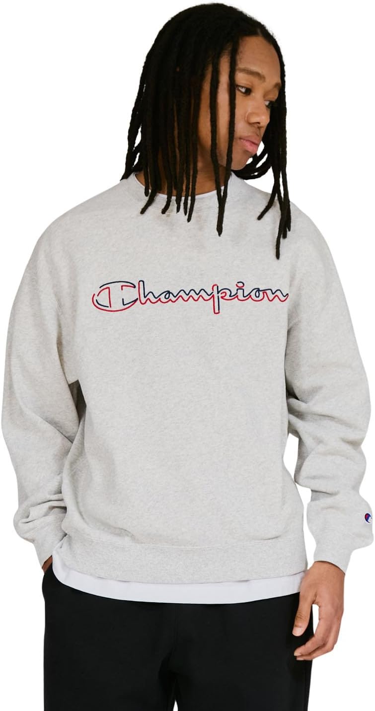 Мужская толстовка Champion C3-C010, с длинным рукавом, 100% хлопок, вышитый логотип, круглый вырез, в спортивном стиле, меланжевый серый
Мужская толстовка Champion C3-C010, с длинным рукавом, 100% хлопок, вышитый логотип, круглый вырез, в спортивном стиле, меланжевый серый