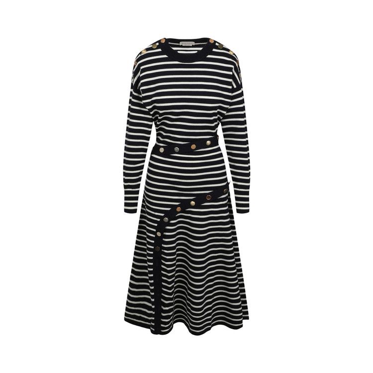 Платье Alexander McQueen Mixed Buttons Striped Dress 'Blue'
Платье Alexander McQueen Mixed Buttons Striped Dress 'Blue'