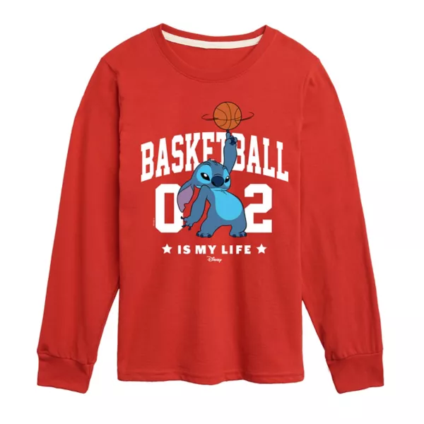 Футболка с длинными рукавами и принтом «Баскетбол — моя жизнь» для мальчиков 8-20 лет «Лило и Стич» Disney, красный
Футболка с длинными рукавами и принтом «Баскетбол — моя жизнь» для мальчиков 8-20 лет «Лило и Стич» Disney, красный