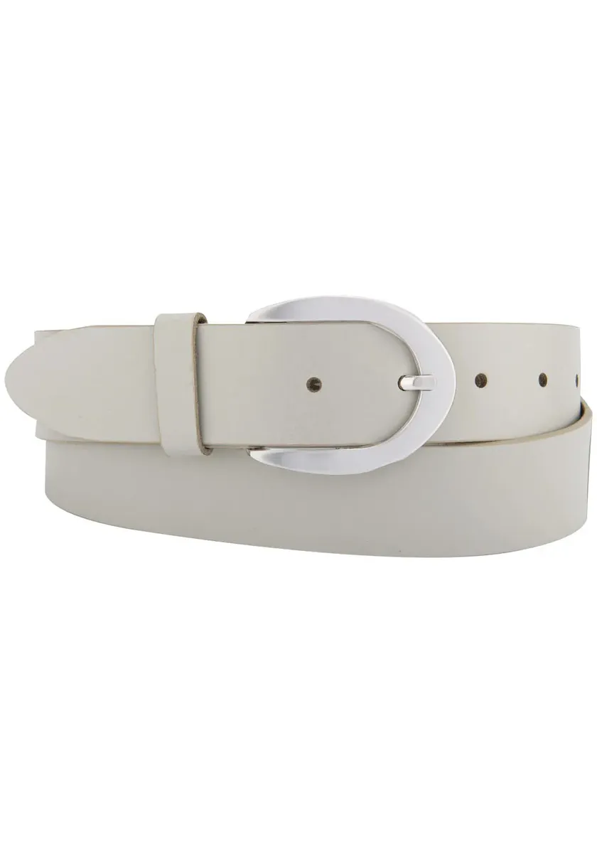 Кожаный ремень BERND GÖTZ с блестящей застежкой в форме подковы, кремовый
Кожаный ремень BERND GÖTZ с блестящей застежкой в форме подковы, кремовый