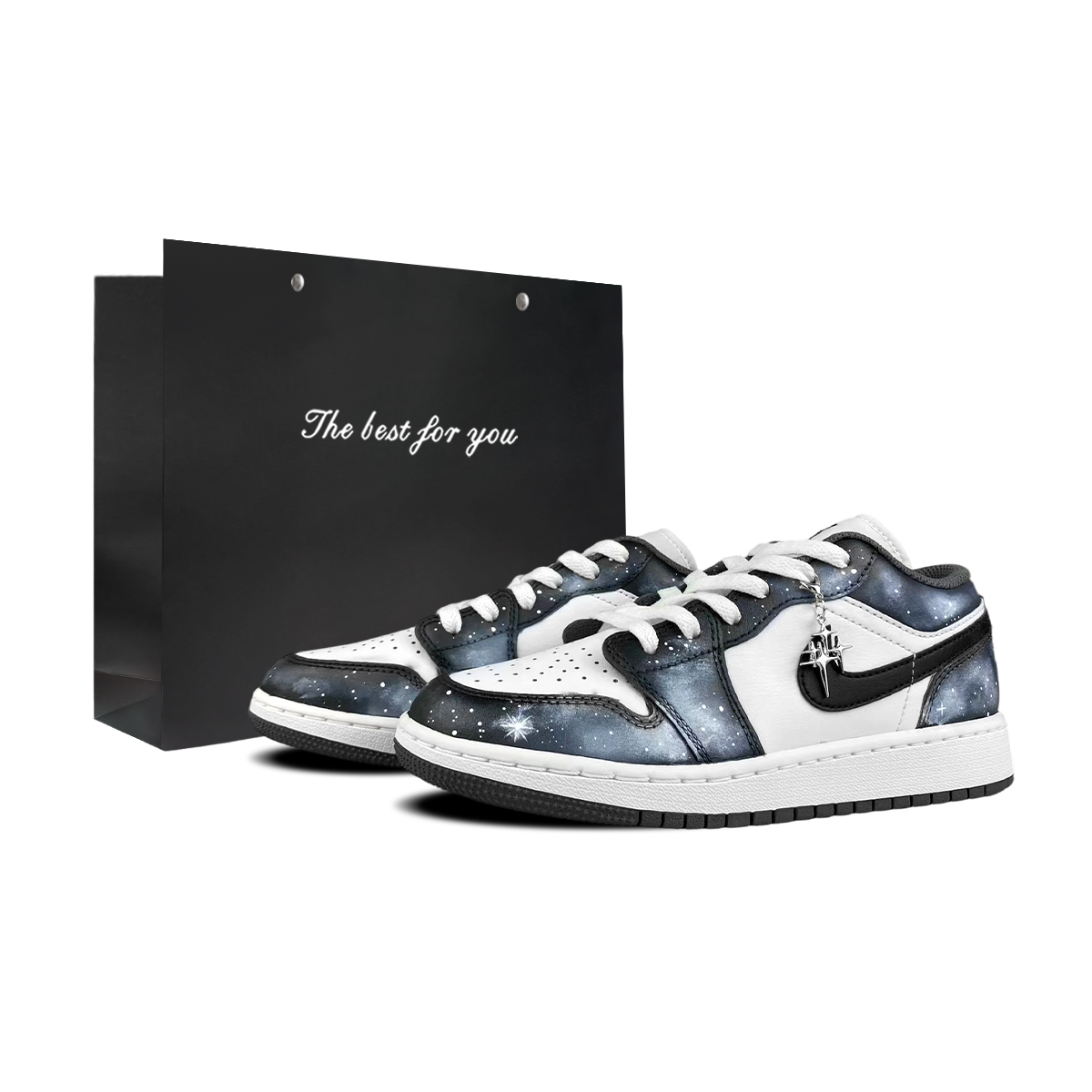 Jordan Air 1 нескользящие устойчивые к истиранию низкие детские баскетбольные кроссовки Black White для подростков
Jordan Air 1 нескользящие устойчивые к истиранию низкие детские баскетбольные кроссовки Black White для подростков