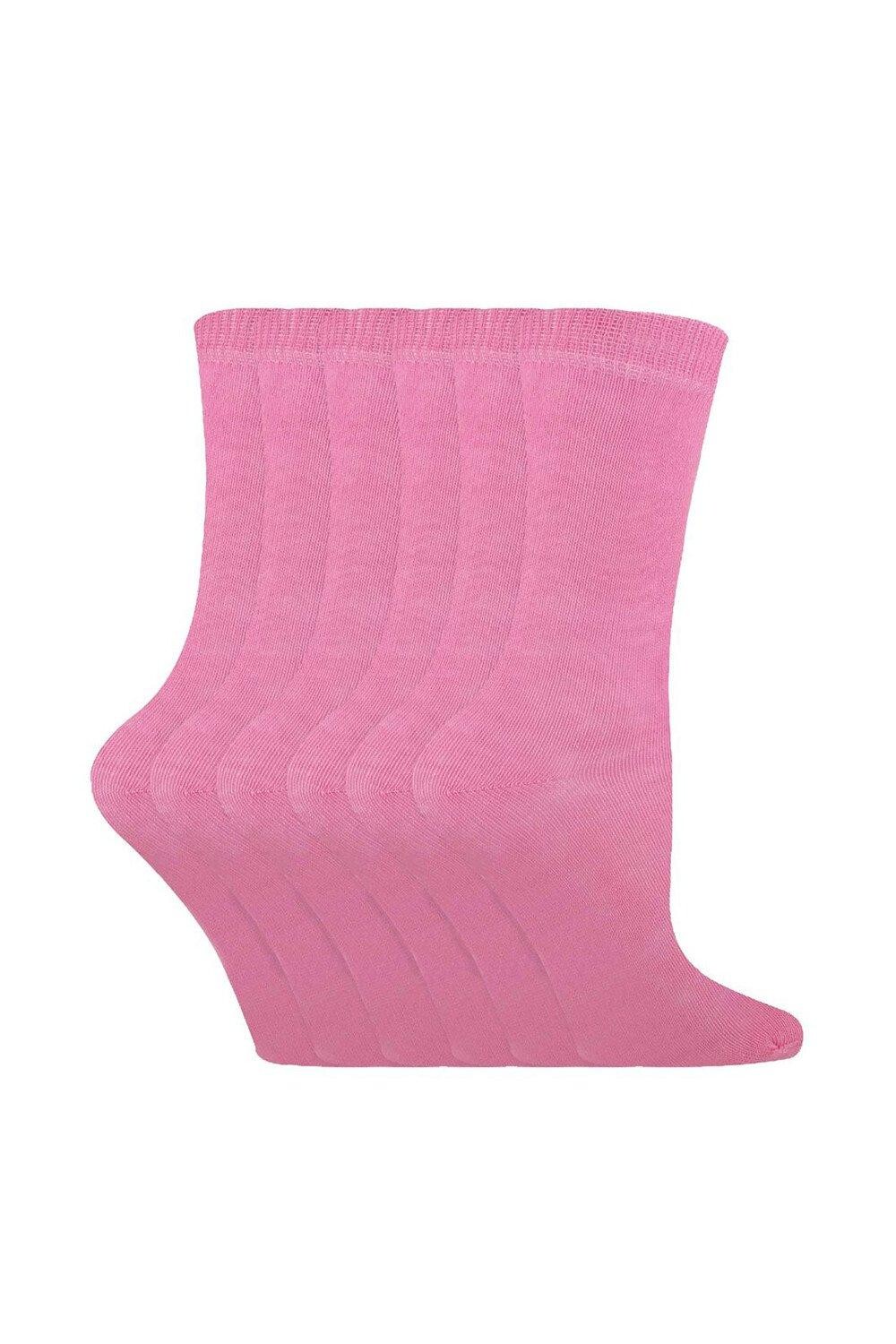 6 пар однотонных повседневных хлопковых носков Sock Snob, розовый
6 пар однотонных повседневных хлопковых носков Sock Snob, розовый