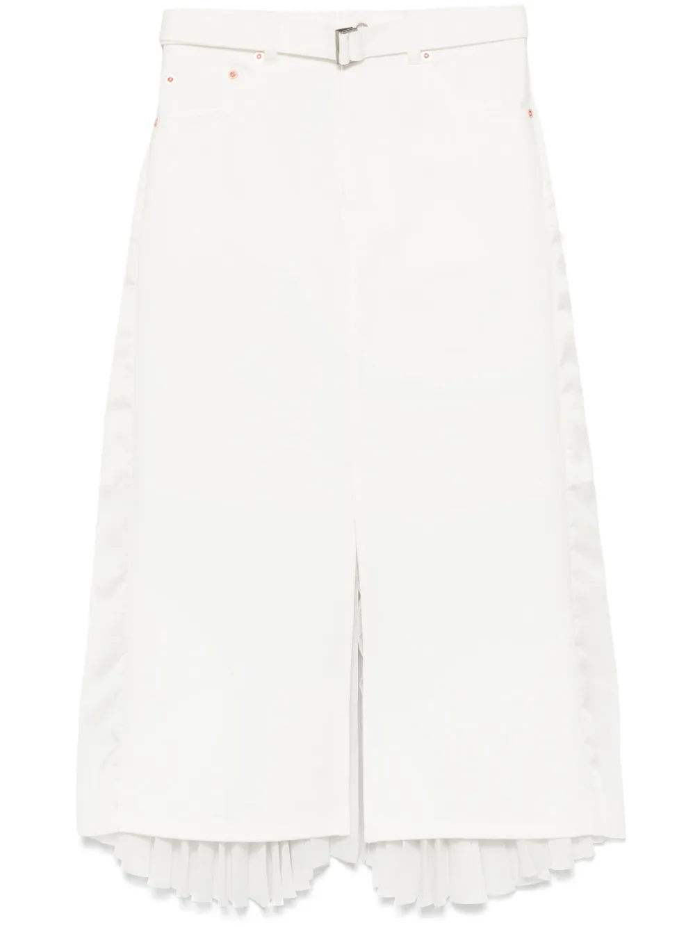 Юбка миди со складками SACAI, белый
Юбка миди со складками SACAI, белый