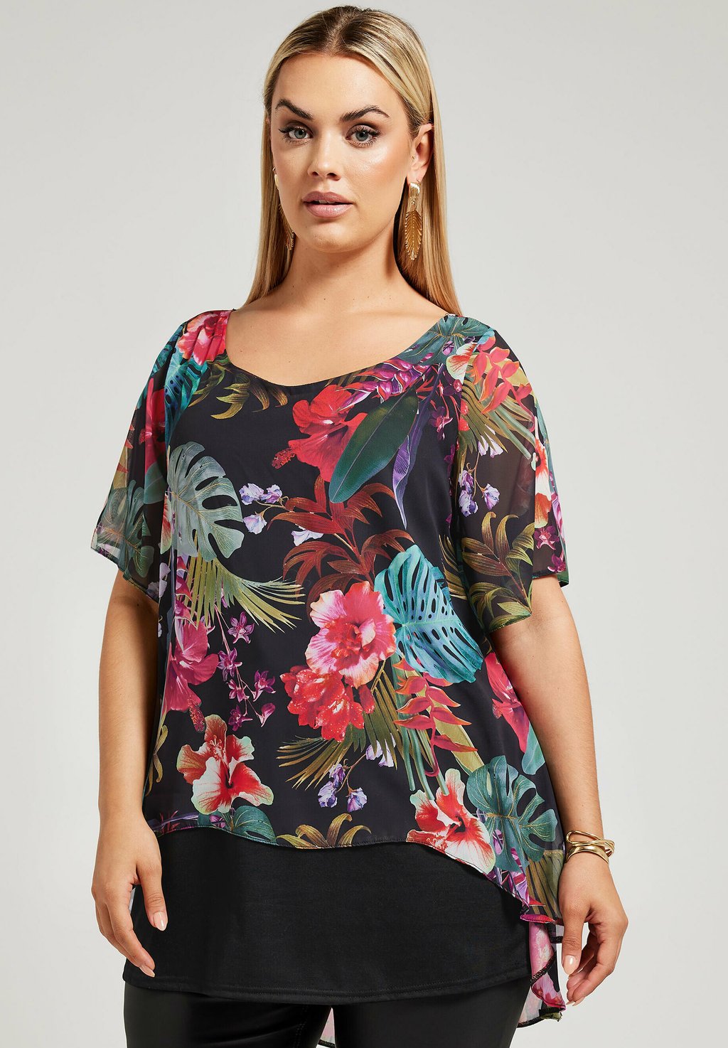 Блуза TROPICAL PRINT - Top Yours Clothing, черный
Блуза TROPICAL PRINT - Top Yours Clothing, черный