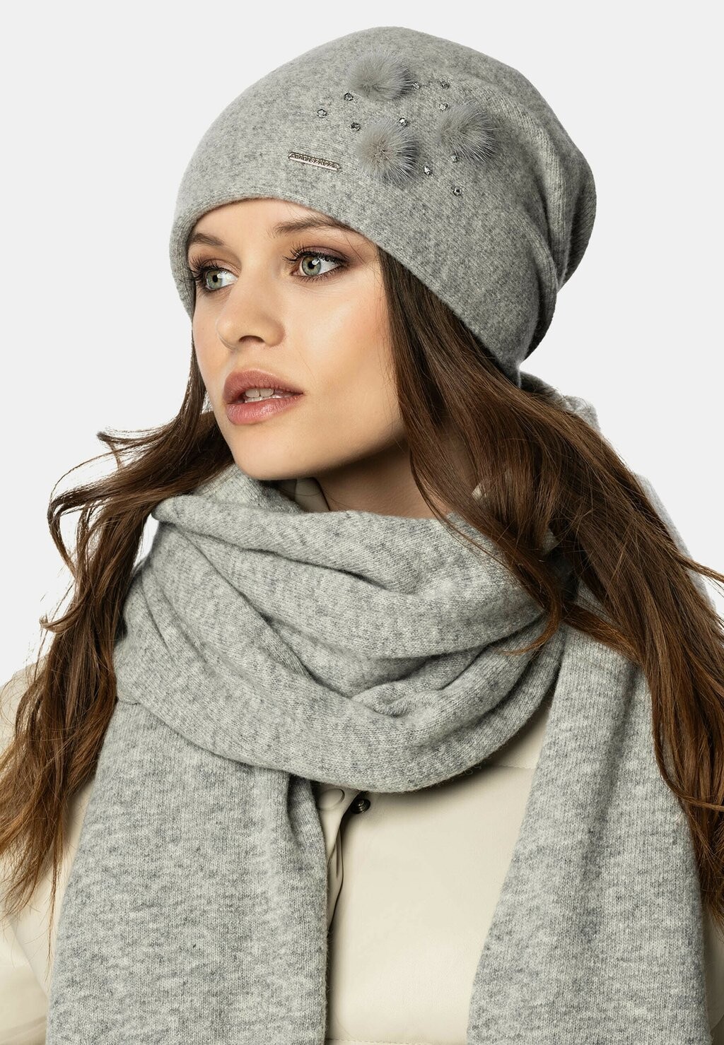 Шапка Vivisence, светло-серый
Шапка Vivisence, светло-серый