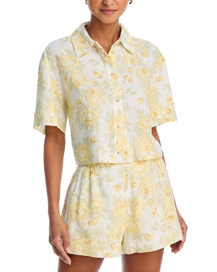 Рубашка на пуговицах Rose - эксклюзивная AQUA, желтый
Рубашка на пуговицах Rose - эксклюзивная AQUA, желтый