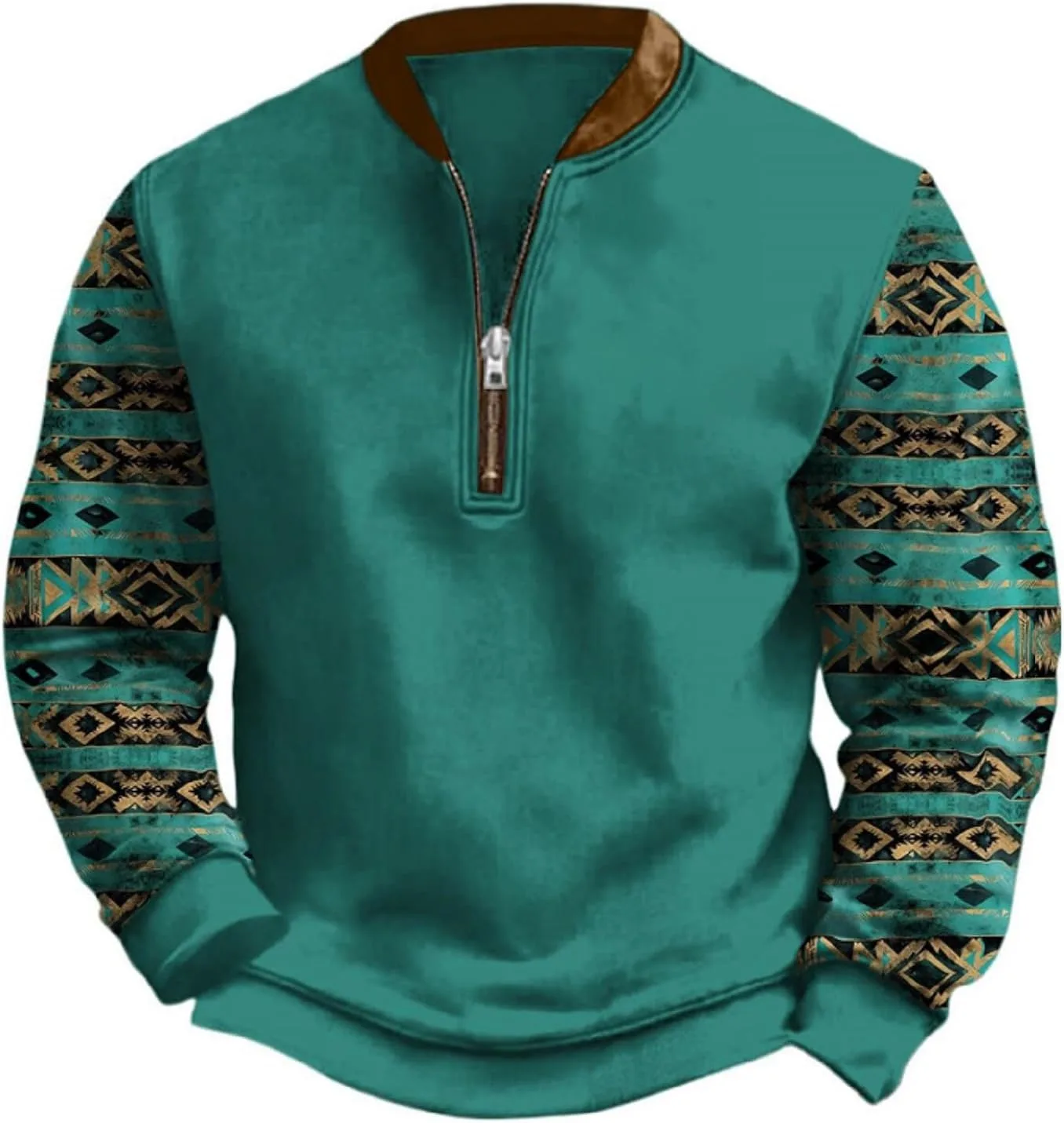 Полузиппуловер мужской Big and Tall в винтажном вязаном принте
Полузиппуловер мужской Big and Tall в винтажном вязаном принте