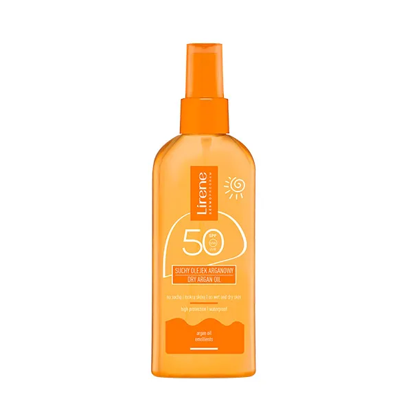 Аргановое солнцезащитное масло Spf 50 Lirene, 100 ml
Аргановое солнцезащитное масло Spf 50 Lirene, 100 ml