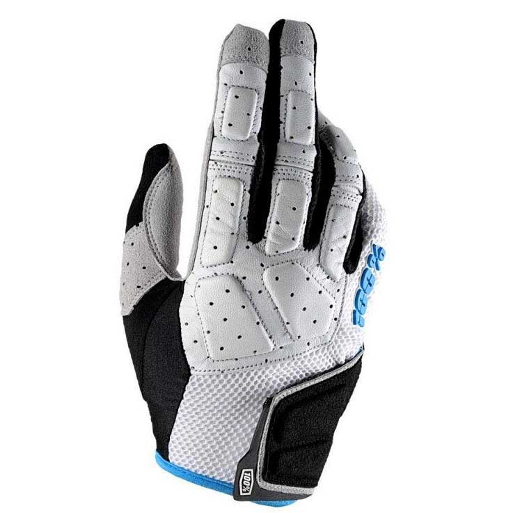 Длинные перчатки 100percent Simi, серый 
Длинные перчатки 100percent Simi, серый