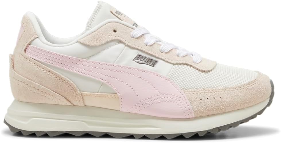 Мужские кроссовки PUMA Road Rider из замши с шнуровкой - Повседневные, кремовый с розовым
Мужские кроссовки PUMA Road Rider из замши с шнуровкой - Повседневные, кремовый с розовым