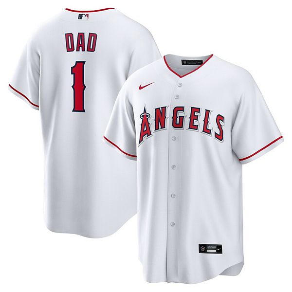 Мужская белая реплика футболки los angeles angels #1 dad home Nike
Мужская белая реплика футболки los angeles angels #1 dad home Nike