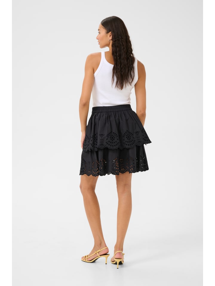 Юбка до колена Kaffe, глубокий черный
Юбка до колена Kaffe, глубокий черный