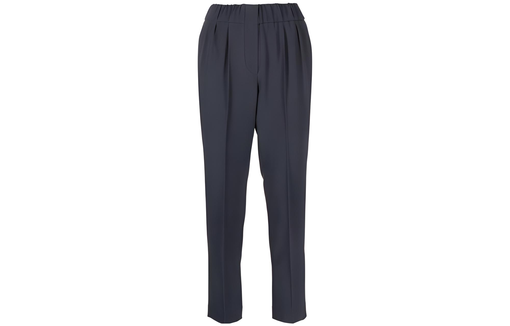 Укороченные брюки Brunello Cucinelli, серый
Укороченные брюки Brunello Cucinelli, серый