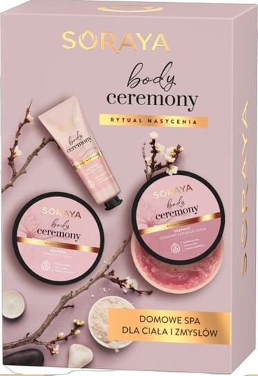 Подарочный набор Body Ceremony Home Spa, 3 шт. Bielenda, Soraya
Подарочный набор Body Ceremony Home Spa, 3 шт. Bielenda, Soraya
