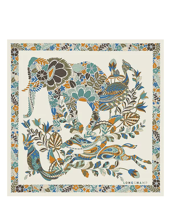 Шелковый шарф Foret Longchamp Longchamp, мультиколор
Шелковый шарф Foret Longchamp Longchamp, мультиколор