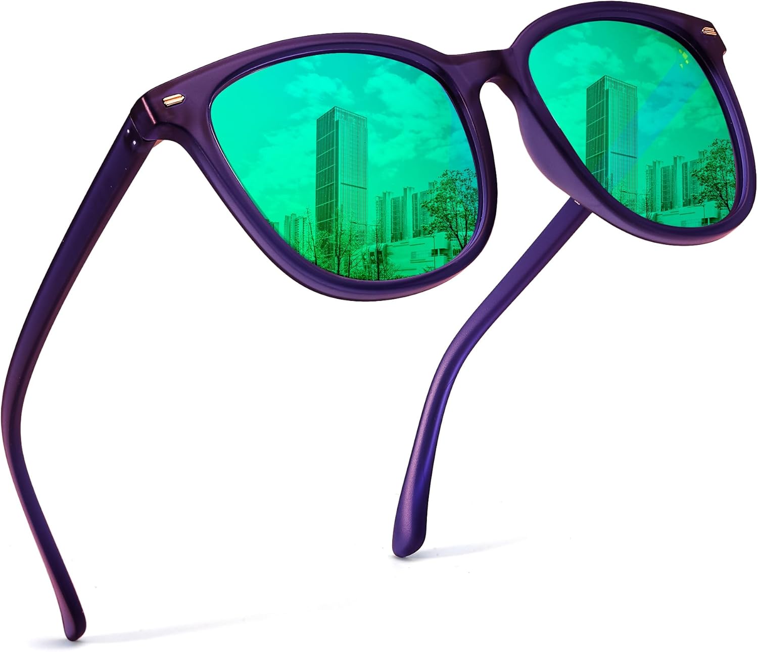 Женские поляризованные солнцезащитные очки FancyPink с защитой UV400, зеркальные, для пляжа, модные солнцезащитные очки для женщин, A03 Dark Purple Frame Green Mirror Lenses
Женские поляризованные солнцезащитные очки FancyPink с защитой UV400, зеркальные, для пляжа, модные солнцезащитные очки для женщин, A03 Dark Purple Frame Green Mirror Lenses