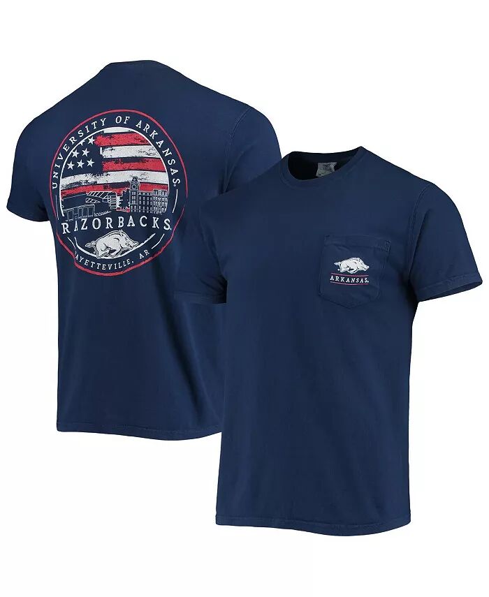 Футболка мужская Navy Arkansas Razorbacks Campus Americana Image One
Футболка мужская Navy Arkansas Razorbacks Campus Americana Image One