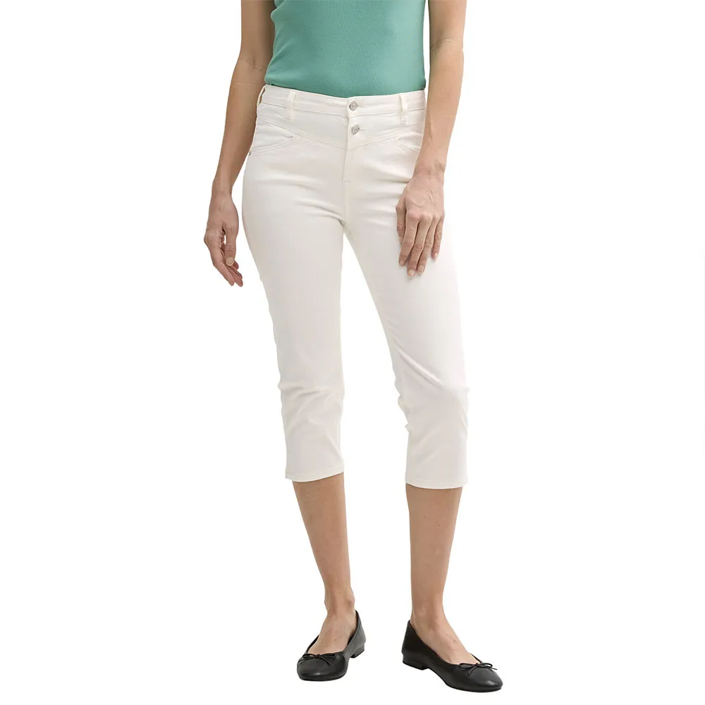 Брюки Tom Tailor Kate Capri, белый
Брюки Tom Tailor Kate Capri, белый