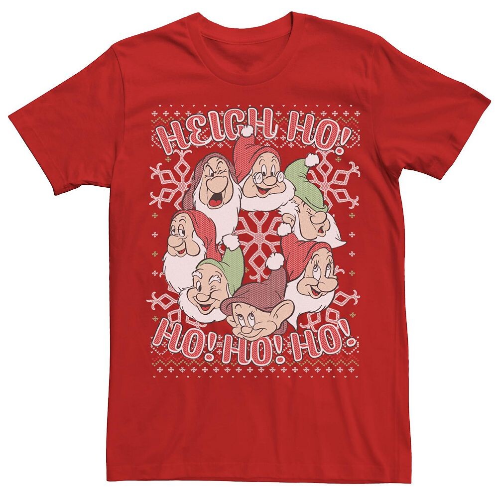 Мужская уродливая рождественская футболка-свитер Disney's Snow White Seven Dwarf Licensed Character, красный
Мужская уродливая рождественская футболка-свитер Disney's Snow White Seven Dwarf Licensed Character, красный