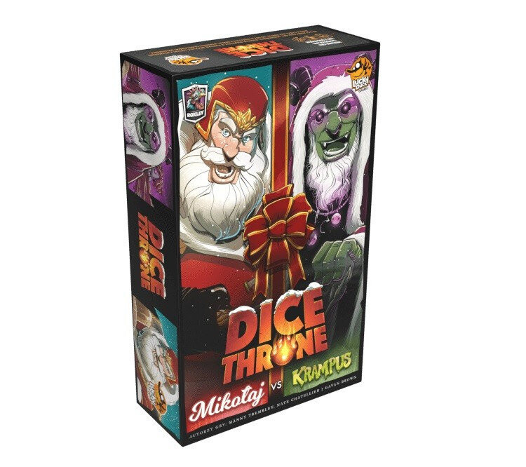 Dice Throne - Санта против Крампуса, настольная игра, Lucky Duck Games
Dice Throne - Санта против Крампуса, настольная игра, Lucky Duck Games