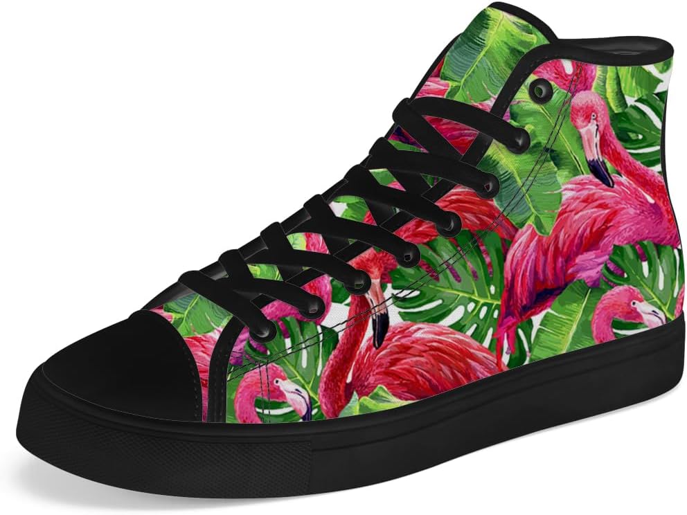 Женские и мужские высокие кеды с фламинго, высокие сникерсы на шнуровке, повседневная обувь, подарок для мужчин и женщин Chebing, красный/зеленый
Женские и мужские высокие кеды с фламинго, высокие сникерсы на шнуровке, повседневная обувь, подарок для мужчин и женщин Chebing, красный/зеленый