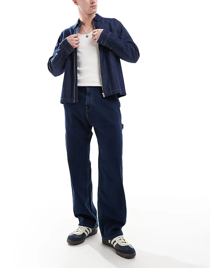 Джинсы Hollister Baggy Carpenter из темного денима
Джинсы Hollister Baggy Carpenter из темного денима