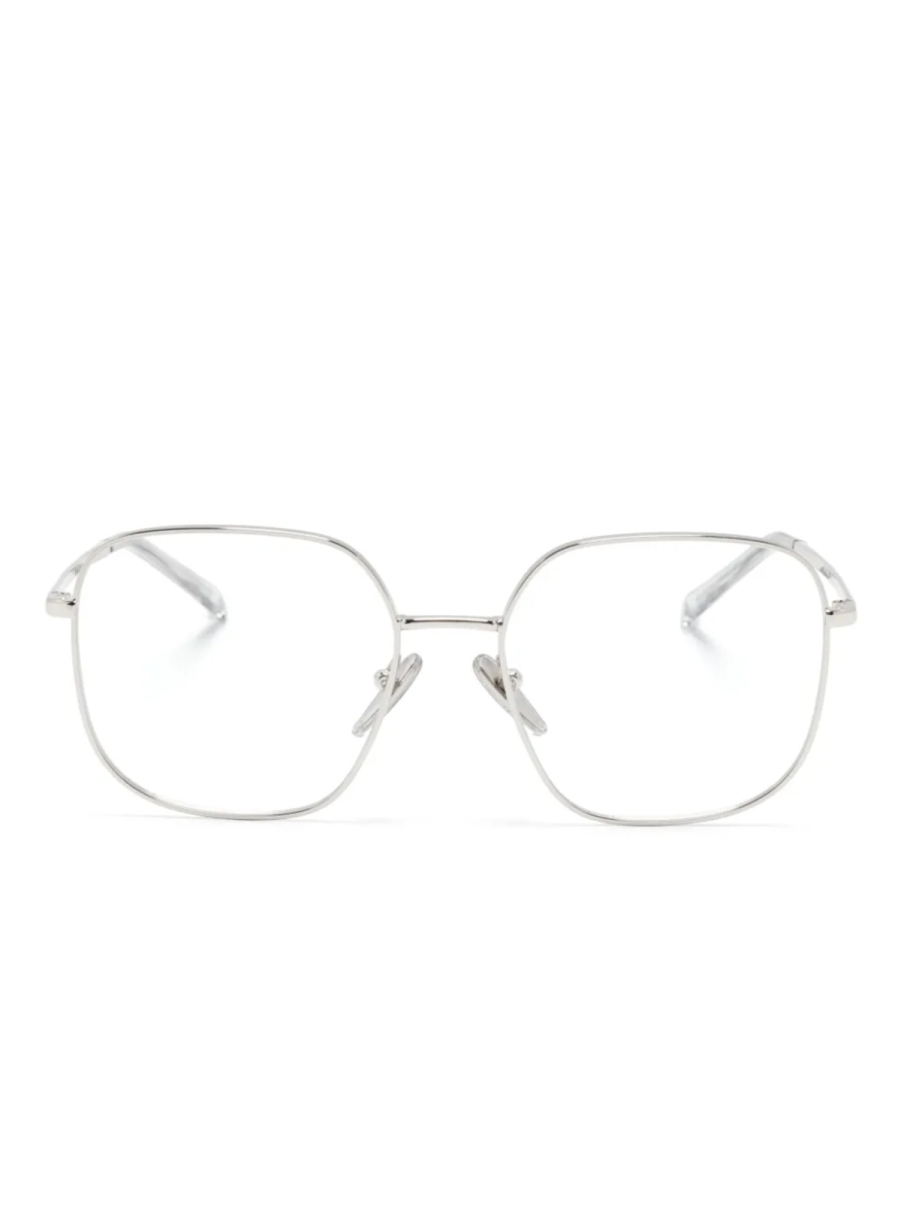 Prada Eyewear очки в квадратной оправе, серебряный
Prada Eyewear очки в квадратной оправе, серебряный