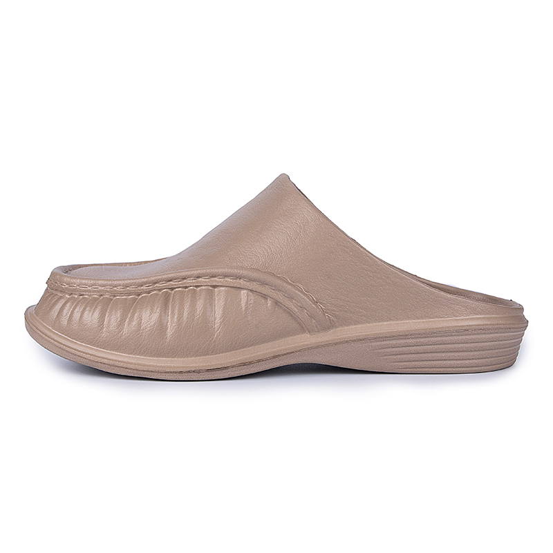 LONGYING Мужские противоскользящие тапочки с закрытым носком - хаки, цвет Khaki 
LONGYING Мужские противоскользящие тапочки с закрытым носком - хаки, цвет Khaki