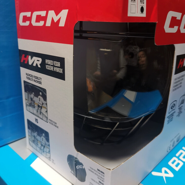CCM Новый хоккейный шлем HVR Baolai с двойным щитком, защита для коньков, синтетический щиток HVR S/M
CCM Новый хоккейный шлем HVR Baolai с двойным щитком, защита для коньков, синтетический щиток HVR S/M