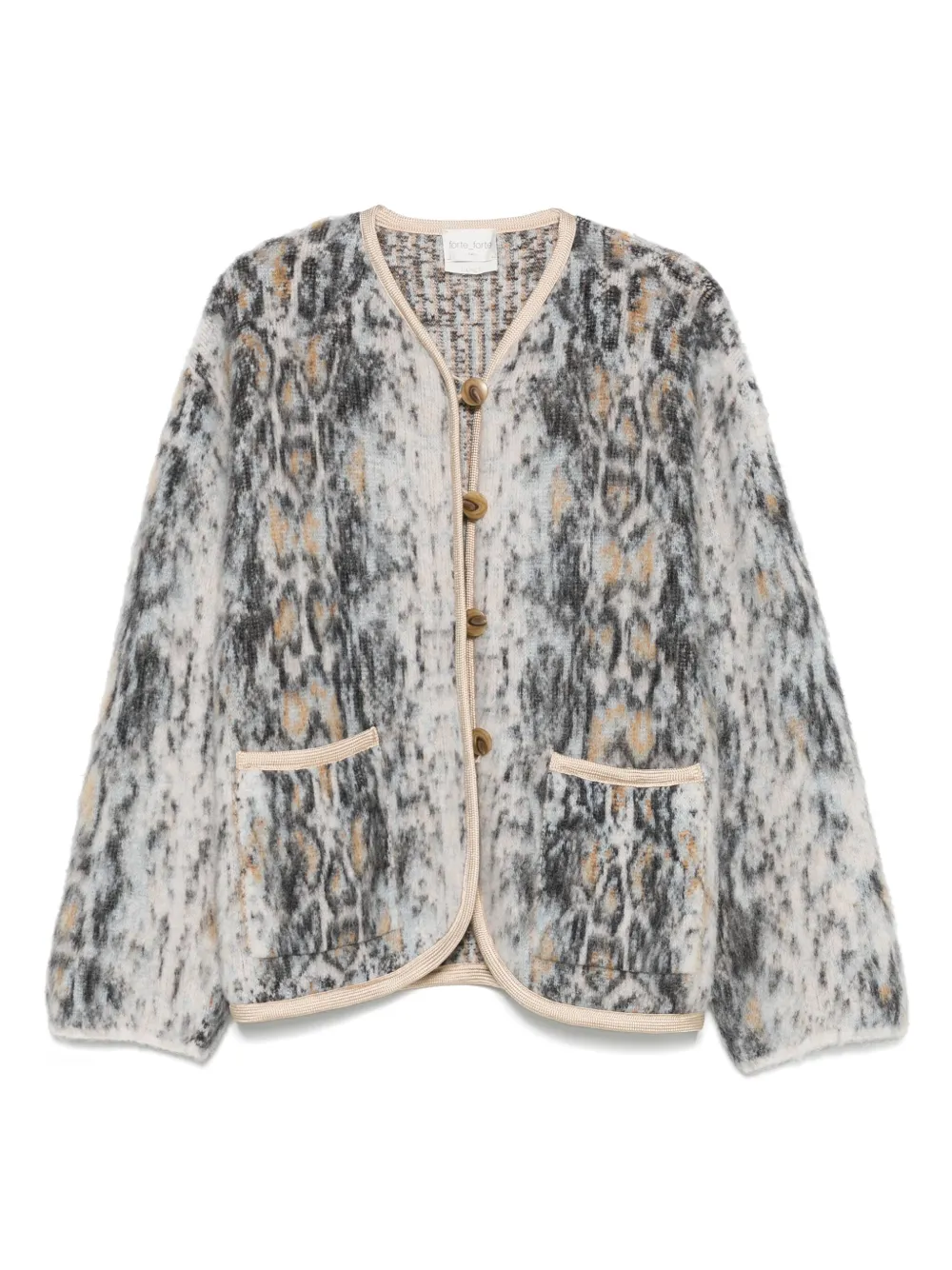 Вязаный жакет Forte Forte, нейтральный
Вязаный жакет Forte Forte, нейтральный