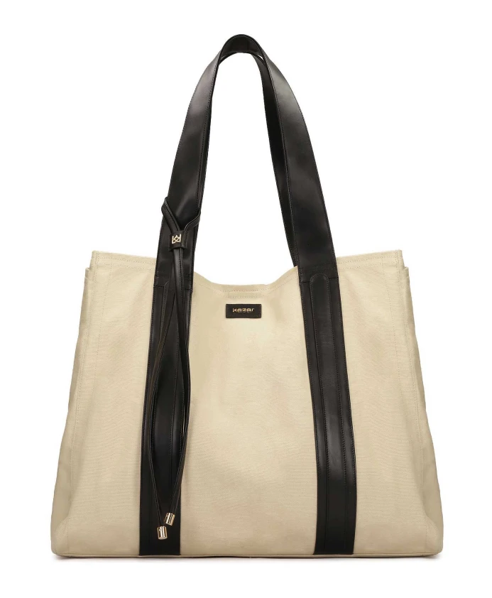 Сумка размера XXL из бежевой ткани. Kazar, бежевый
Сумка размера XXL из бежевой ткани. Kazar, бежевый