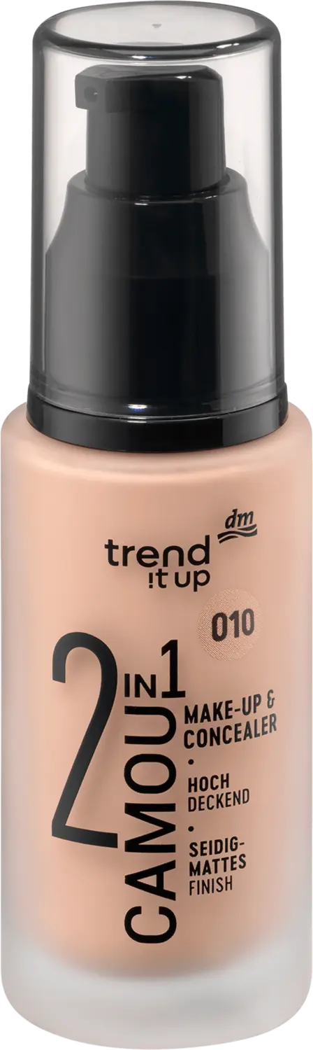 Тональный крем trend !t up Foundation 2in1 Camou Concealer 010, 30 ml
Тональный крем trend !t up Foundation 2in1 Camou Concealer 010, 30 ml