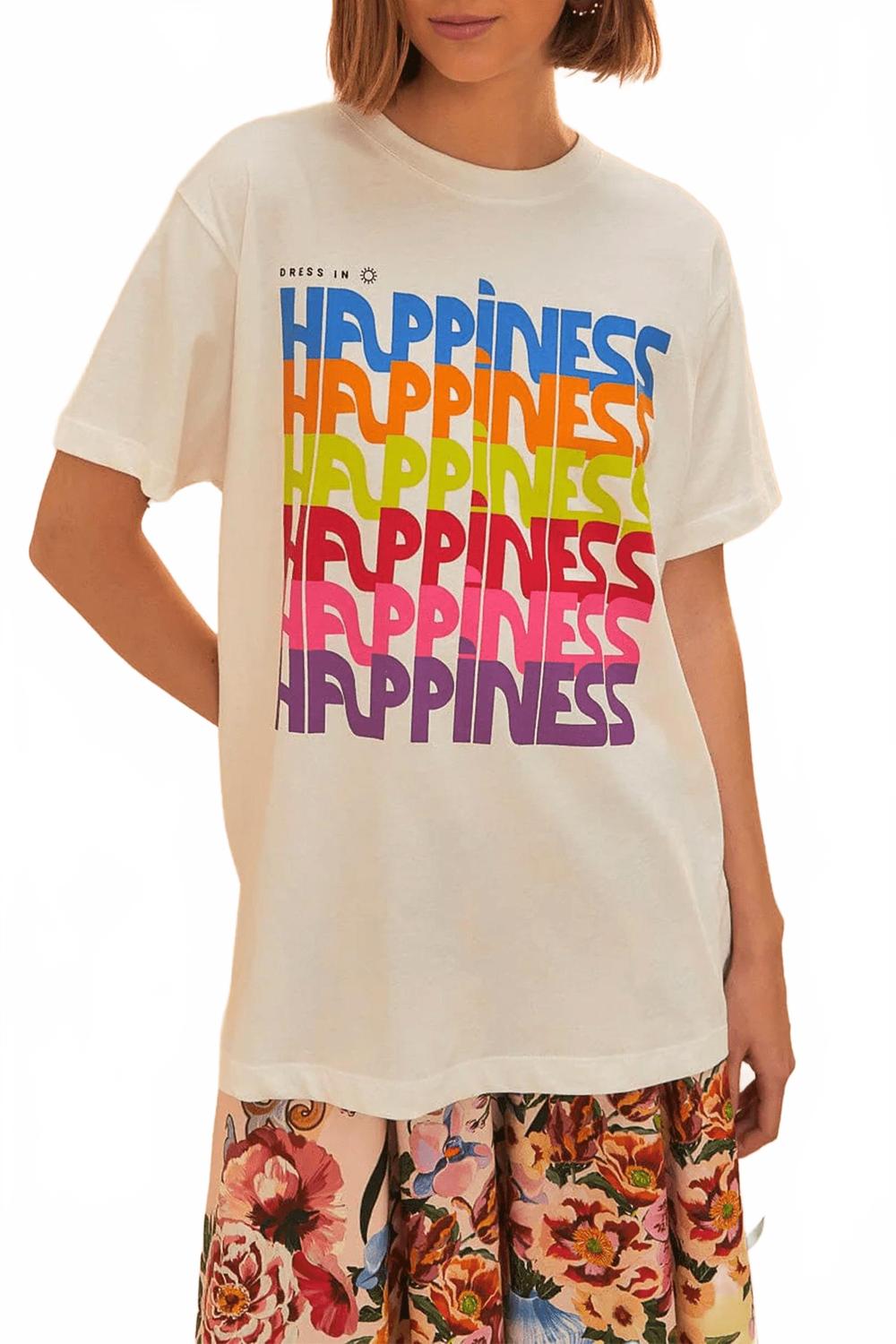 Футболка расслабленного покроя в цвете айвори FARM Rio, белый
Футболка расслабленного покроя в цвете айвори FARM Rio, белый