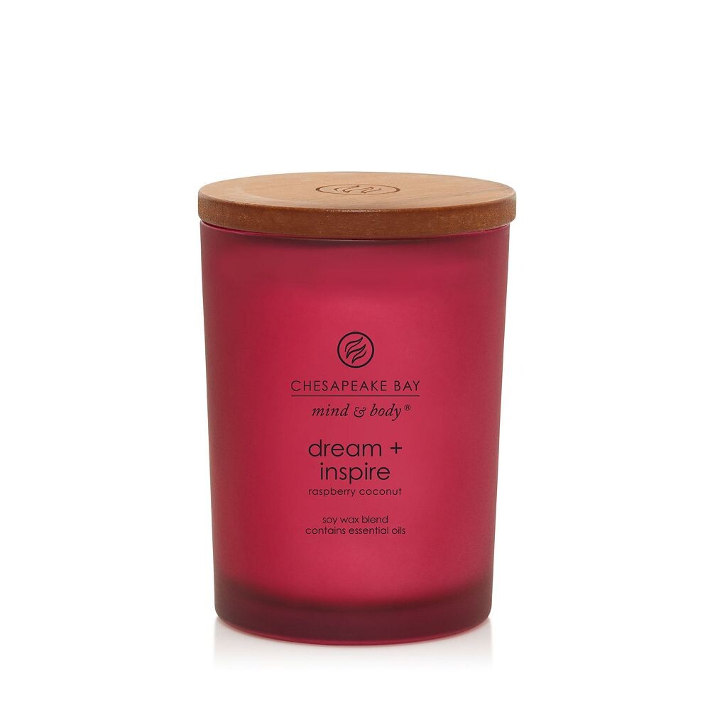 Свеча Chesapeake Bay Dream + Inspire с малиной и кокосом в банке с одним фитилем Chesapeake Bay Candle, красный
Свеча Chesapeake Bay Dream + Inspire с малиной и кокосом в банке с одним фитилем Chesapeake Bay Candle, красный