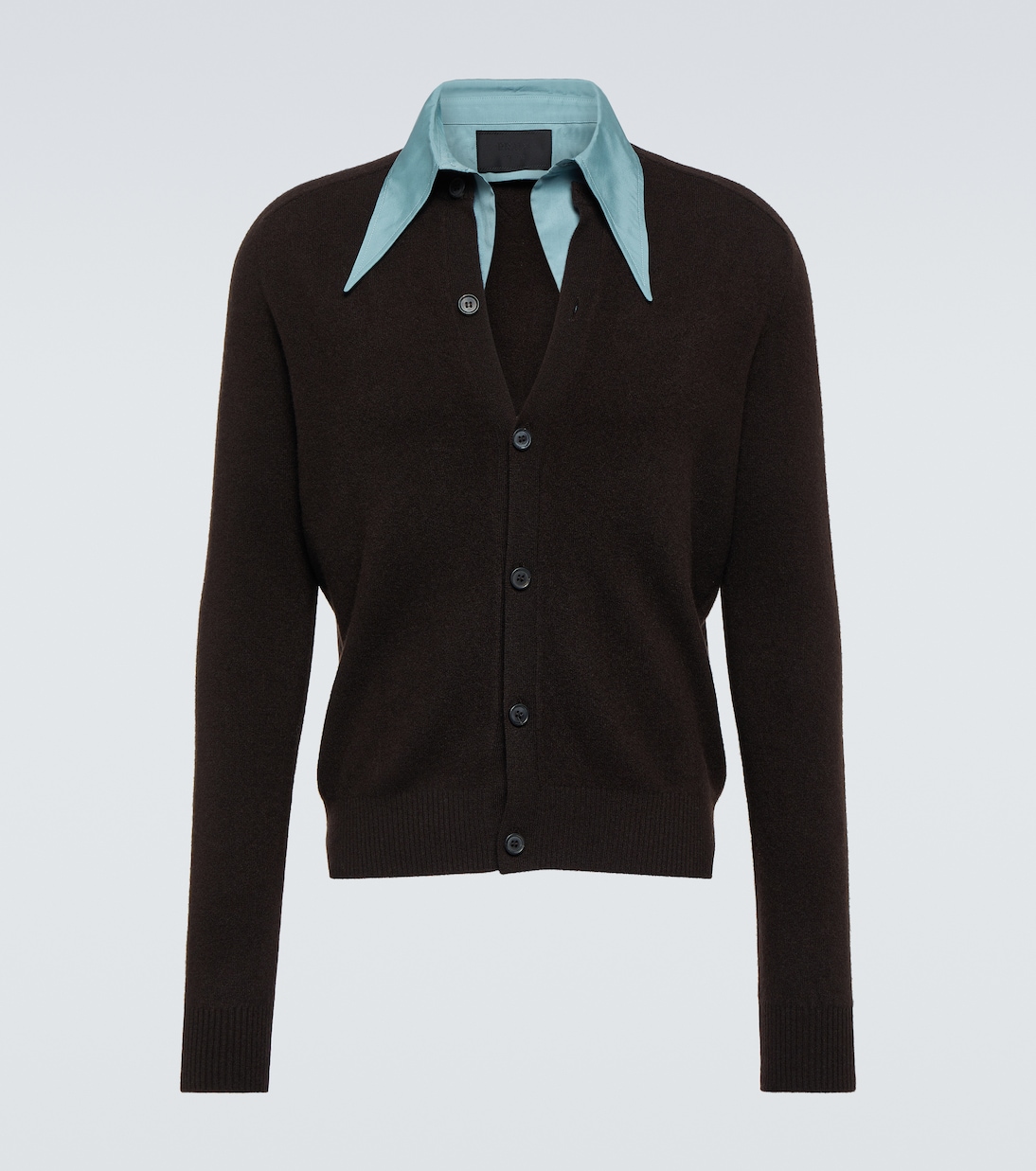 Кардиган из кашемира с добавками Prada, Moro
Кардиган из кашемира с добавками Prada, Moro