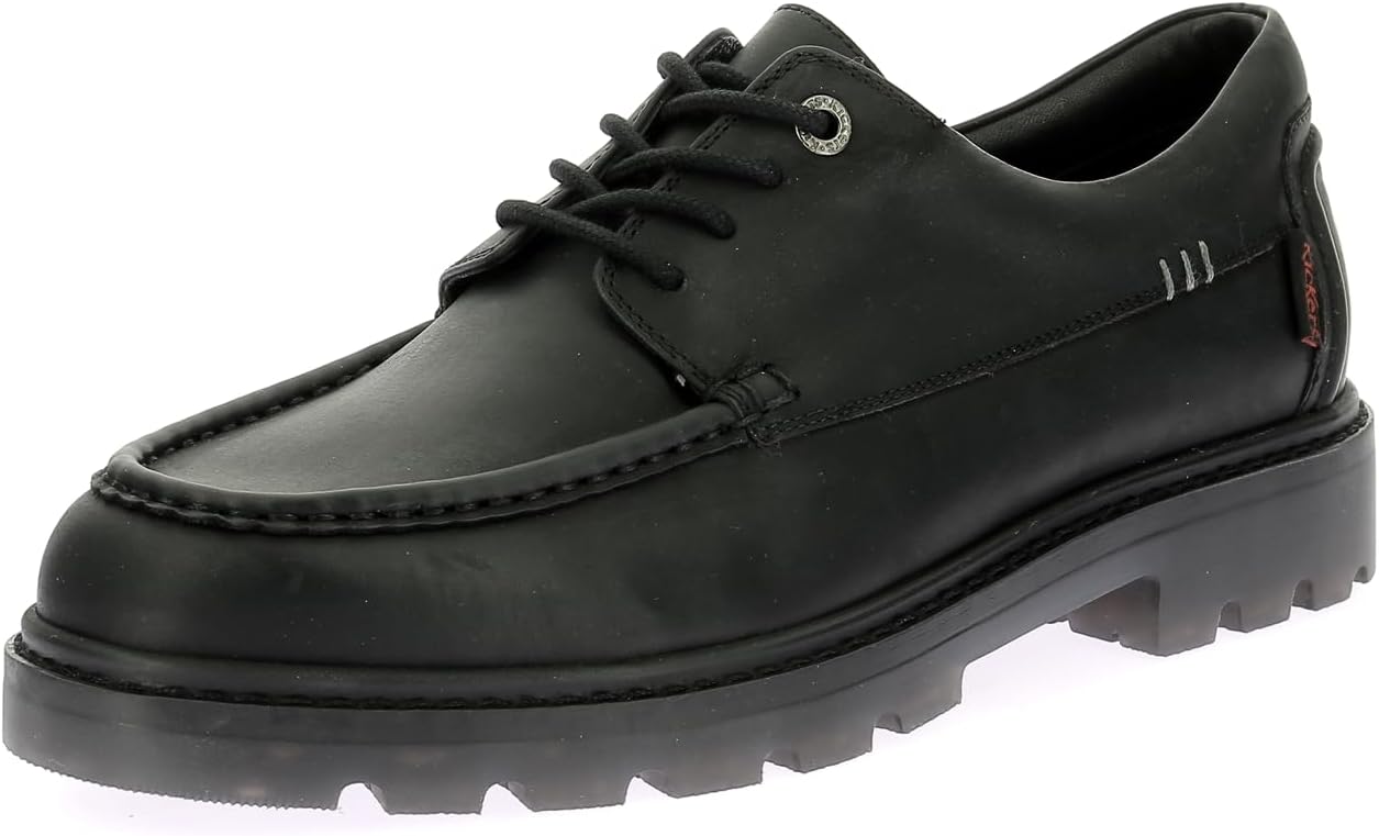 Мужские дерби-оксфорды Kickers на ровной подошве, черный
Мужские дерби-оксфорды Kickers на ровной подошве, черный