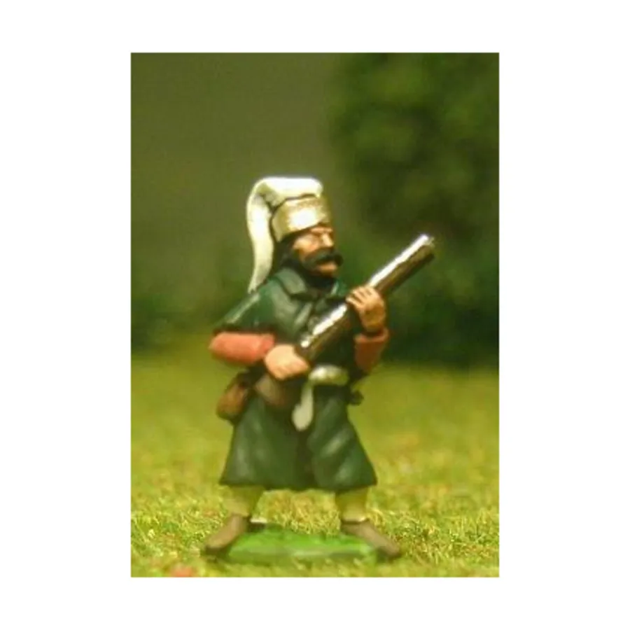 Османский турок - Янычары-пистолетчики, Late Medieval-Early Renaissance - Archers, Arquebusiers & Musketeers (15mm)
Османский турок - Янычары-пистолетчики, Late Medieval-Early Renaissance - Archers, Arquebusiers & Musketeers (15mm)